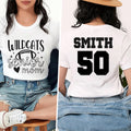 Football Shirt, Senior Football Mom T-Shirt, Football Shirts Tee, Custom Football Mom Shirt, Two Sided