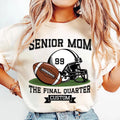 Senior Football Mom Shirt, Custom Name and Number Shirt, Game Day Tee