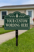 Custom Yard Sign with 16