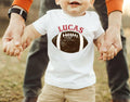 Retro Personalized Football Shirt, Football with Custom Name Graphic Shirt, Kids Fall Sports Tee, Unisex Football Shirt, Football Gifts