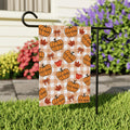 Anti-Trump Autumn Pumpkin Protest Garden Flag, Thanksgiving Resist Fascism Yard Flag, Subtle Political Decor, Harvest Fall Outdoor Flag