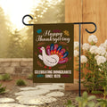 Celebrating Immigrants Since 1620 Garden Flag, Pro-Immigration Yard Flag, Fall Thanksgiving Equality Decor, Liberal Outdoor Statement Flag
