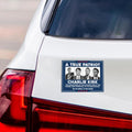 Justice for Charlie Political Protest Magnet, A True Patriot Charlie Kirk Magnet, 6