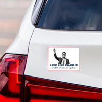 Justice for Charlie Political Protest Magnet, A True Patriot Charlie Kirk, Charlie Kirk Is My Hero, Charlie Kirk Freedom Magnet, 6 "x 4.5"