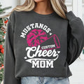 Cheer Mom Sweatshirt, Custom Cheer Shirt, Unisex Custom Name Sweatshirt