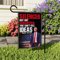 Justice for Charlie Garden Flag, A True Patriot Charlie Kirk Yard Flag, Charlie Kirk Is My Hero Outdoor Flag, Charlie Kirk Freedom Flag