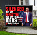 Justice for Charlie Yard Sign, A True Patriot Charlie Kirk Sign, Charlie Kirk Is My Hero Sign, Charlie Kirk Freedom Sign with Metal H-Stake