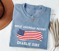 Justice for Charlie Shirt, A True Patriot Charlie Kirk Shirt, Charlie Kirk Is My Hero Tee