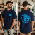 Personalized Football Dad Shirt, Custom Name and Number Football Shirt, Game Day Dad Tee, Front Back