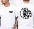 Personalized Football Dad Shirt, Custom Name and Number Football Shirt, Game Day Dad Tee, Front Back