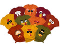 Custom Funny Turkey Face Shirt, Personalized Name Thanksgiving Shirt, Group Tee