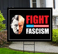 FIGHT FASCISM Yard Sign - No Kings In America Protest Sign, Anti-Trump Sign, Resist Racism, Resist Fascism Yard Sign with Metal H-Stake