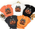 Coquette Fall Shirt, Pumpkin Patch Bow Shirt, Autumn Coquette Tee