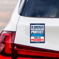 Protect Democracy Magnet, Anti-Trump Magnet, Equality, Lady Liberty, Democracy Magnet, Anti Racism Vehicle Magnet, 6