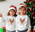 Custom Reindeer Toddler Shirt, Custom Name Kids Shirt, Custom Christmas Tee, Christmas Reindeer Shirt, Christmas Toddler Shirt, Holiday Gift