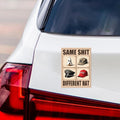 No Kings Protest Magnet, Democracy Not Oligarchy, Different Hat, Anti-Trump, Resist Racism, Resist Fascism Vehicle Magnet, 6