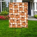 Anti-Trump Autumn Pumpkin Yard Sign, Subtle Political Protest Lawn Sign, Thanksgiving Resist Fascism Harvest Fall Yard Sign with H-Stake