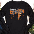 Custom Mascot Retro Long Sleeve Shirt, Booster School Spirit Shirt, Cheer Team Mascot Tee