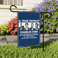 Justice for Charlie Garden Flag, Charlie Kirk Patriot Yard Flag, Conservative Political Statement Outdoor Flag, Right-Wing Rally Banner