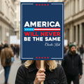 Justice for Charlie Protest Sign, A True Patriot Charlie Kirk, Charlie Kirk Is My Hero Political Poster