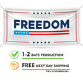 Charlie Kirk Is My Hero Banner Sign, Justice For Charlie Kirk Political Sign, A True Patriot Charlie Kirk Vinyl Banner with Metal Grommets