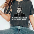 Justice for Charlie Shirt, A True Patriot Charlie Kirk Shirt, Charlie Kirk Is My Hero Tee