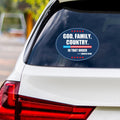 Justice for Charlie Vinyl Sticker, A True Patriot Charlie Kirk, Charlie Kirk Freedom, Charlie Kirk Is My Hero Bumper Sticker, 6