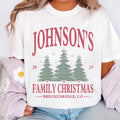 Personalized Family Christmas Shirt, Matching Family Christmas Shirt, Custom Name Christmas Tee
