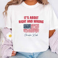 Justice for Charlie Shirt, A True Patriot Charlie Kirk Shirt, Charlie Kirk Is My Hero Tee