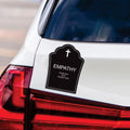 Empathy Gone But Not Forgotten Tombstone Magnet, No Kings Protest, Anti-Trump, Resist Racism, Resist Fascism Vehicle Magnet, 6