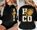 Hoco 2025 Shirt, Homecoming 2025 Shirt, High School Homecoming Football Tee, Front Back