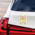 No Kings In America Magnet, Democracy Not Oligarchy Magnet, Anti-Trump, Resist Racism Car Magnet, Resist Fascism Vehicle Magnet, 6