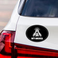 No Kings Protest Magnet, Democracy Not Oligarchy, WTF America, Anti-Trump, Resist Racism, Resist Fascism Vehicle Magnet, 6