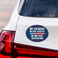 No Kings Protest Magnet, Democracy Not Oligarchy, No Soldiers In Our Streets, Anti-Trump, Resist Fascism Vehicle Magnet, 6