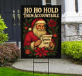 Hold Them Accountable Epstein List Protest Yard Sign - Anti-Trump Christmas, No Kings, Resist Fascism Yard Sign with Metal H-Stake