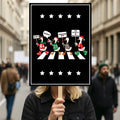 Resistance Silly Goose Christmas Protest Sign, Anti-Trump, No Kings In America, Protect Democracy Political Poster, Anti Fascist Rally Sign