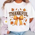 Thankful Shirt, Coquette Fall Shirt, Autumn Pumpkin Tee
