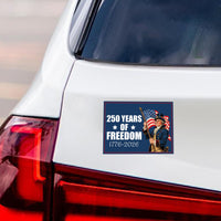 America 250 Anniversary 250 YEARS Protest Magnet, Freedom, Protect Democracy, Anti-Trump, No Kings, Resist Fascism Vehicle Magnet, 6" x 4.5"