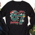 Funny Six Seven Meme Christmas Long Sleeve Shirt, Viral Funny Saying 6 7 Shirt, Internet Joke Tee