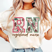 Christmas Registered Nurse Shirt, Nurse Shirt for Christmas, Christmas Crew Nurse Tee