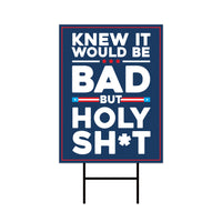 No Kings Protest Yard Sign - Democracy Not Oligarchy, Different Hat, Anti-Trump, Resist Racism, Resist Fascism Yard Sign with Metal H-Stake