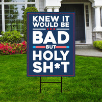 No Kings Protest Yard Sign - Democracy Not Oligarchy, Different Hat, Anti-Trump, Resist Racism, Resist Fascism Yard Sign with Metal H-Stake