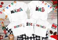 Family Christmas Shirt, Matching Family Xmas Shirt, Family PJ Tee