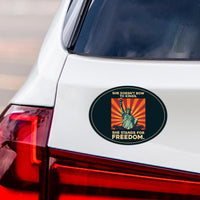 Democracy Has No Kings Magnet, No Kings In America Protest, Anti-Trump, Resist Racism Car Magnet, Resist Fascism Vehicle Magnet, 6" x 4.5"