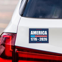 America 250 Anniversary 250 YEARS Protest Magnet, Freedom, Protect Democracy, Anti-Trump, No Kings, Resist Fascism Vehicle Magnet, 6" x 4.5"