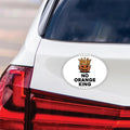 No Orange King Protest Magnet, Protect Democracy, Anti-Trump, No Kings Protest Sign, Resist Fascism Vehicle Magnet, 6