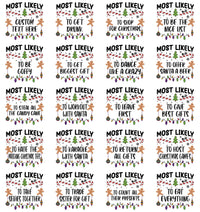Funny Most Likely To Christmas 2025 Sweatshirt, Matching Family Christmas Sweatshirt