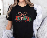 Custom Preppy Family Christmas Shirt, Personalized Name Xmas Shirt, Matching Holiday Tee