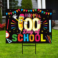 Happy 100th Days of School Yard Sign
