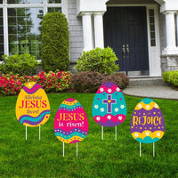 Easter Egg Yard Sign 2024 Decorations